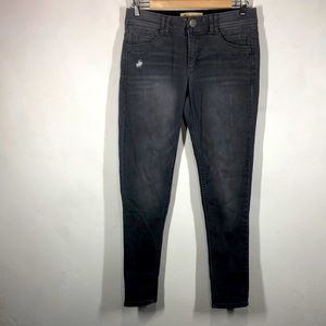 Democracy Ab technology gray skinny jeans size 2